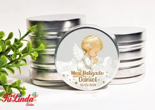 Latinha Personalizada para Lembrancinha de Batizado
