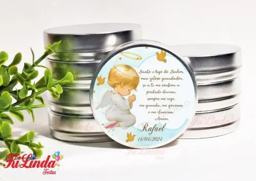 Latinha Personalizada para Lembrancinha de Batizado