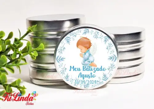 Latinha Personalizada para Lembrancinha de Batizado