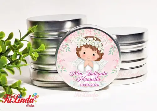 Latinha Personalizada para Lembrancinha de Batizado