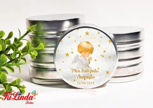 Latinha Personalizada para Lembrancinha de Batizado