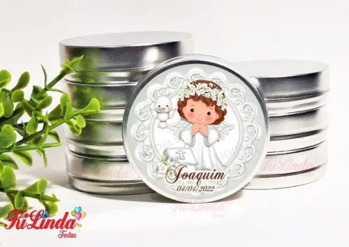 Latinha Personalizada para Lembrancinha de Batizado