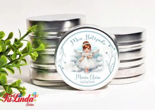 Latinha Personalizada para Lembrancinha de Batizado