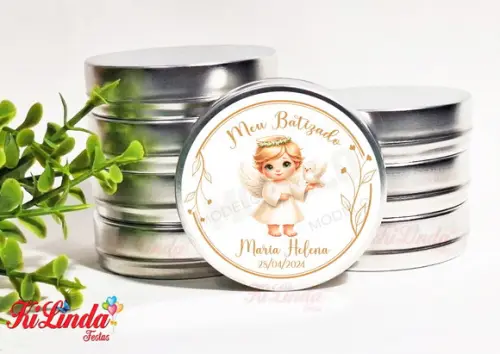 Latinha Personalizada para Lembrancinha de Batizado