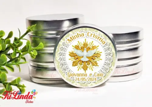 Latinha Personalizada para Lembrancinha de Crisma