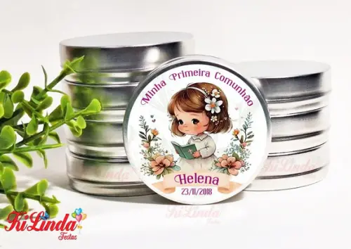 Latinha Personalizada para Primeira Comunhão