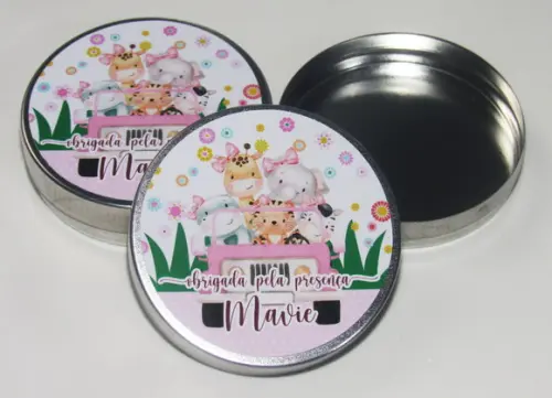 Latinha Safari Rosa