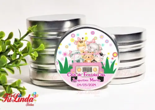Latinha Safari Rosa