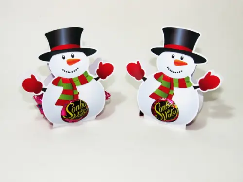 Lembrancinha de Natal Boneco de Neve