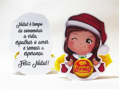 Lembrancinha de Natal Porta Bombom