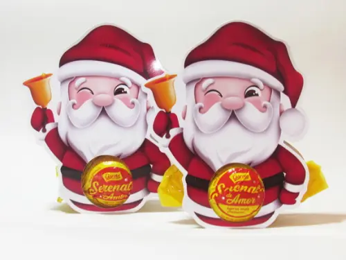 Lembrancinha de Natal Porta Bombom Papai Noel