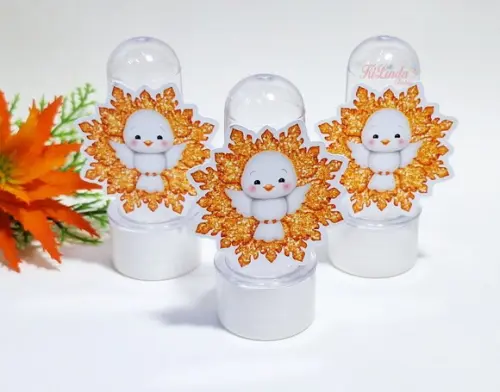 Mini Tubete 3d Batizado Divino Espírito Santo