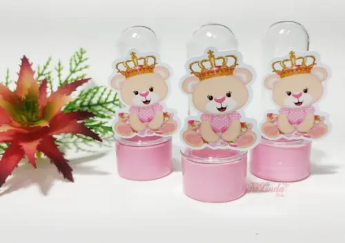 Mini Tubete 3d Ursinha Princesa