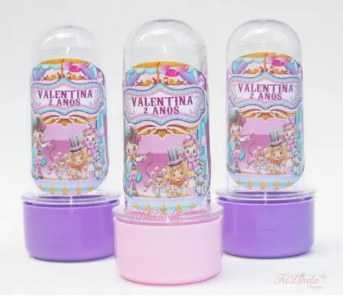 Mini Tubete Circo Rosa