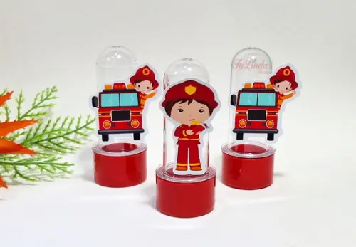 Mini Tubete com Aplique Bombeiro
