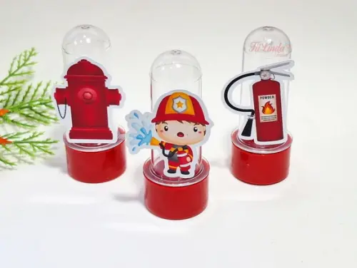 Mini Tubete com Aplique Bombeiro