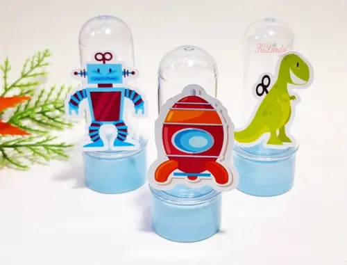 Mini Tubete com Aplique Brinquedos