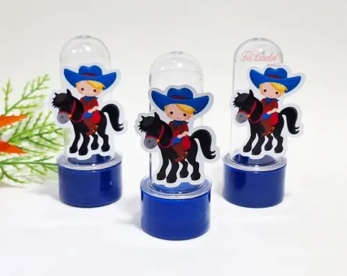 Mini Tubete com Aplique Cowboy