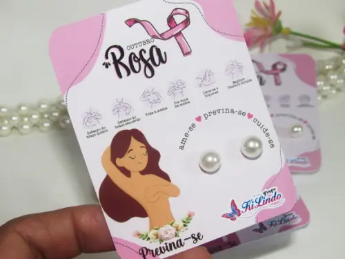 Tag Brinco Outubro Rosa