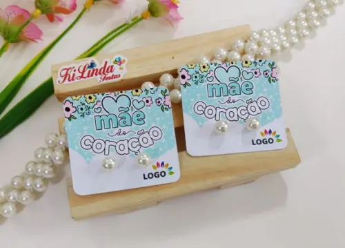 Tag com Brinco Lembrancinha Dia das Mães