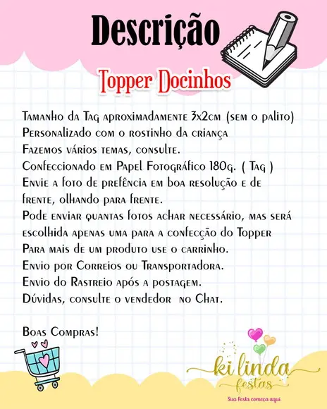 Topper com Foto Rostinho de Bebê Papai Noel
