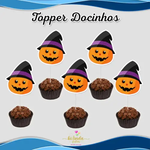 Topper Docinho Halloween