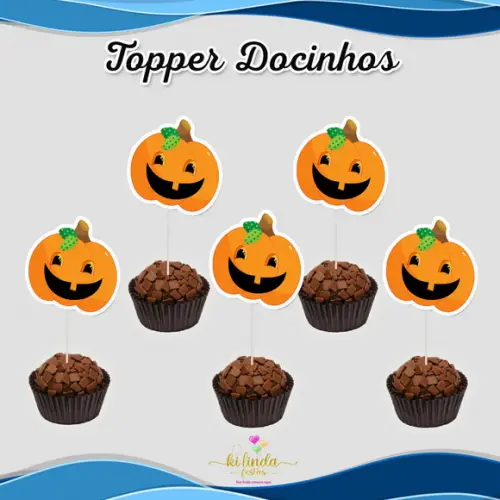 Topper Docinho Halloween