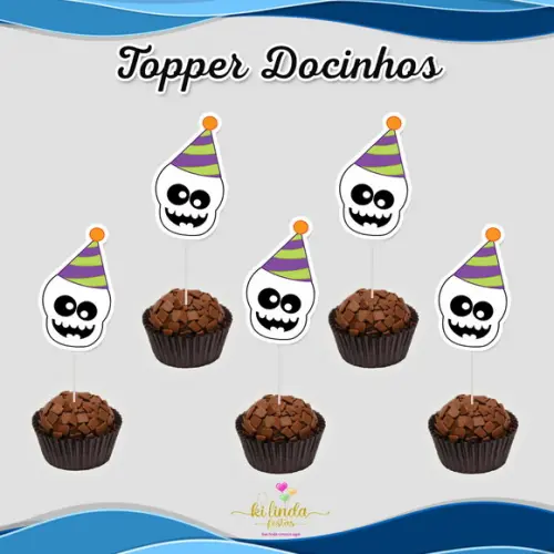 Topper Docinho Halloween