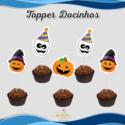 Topper Docinho Halloween