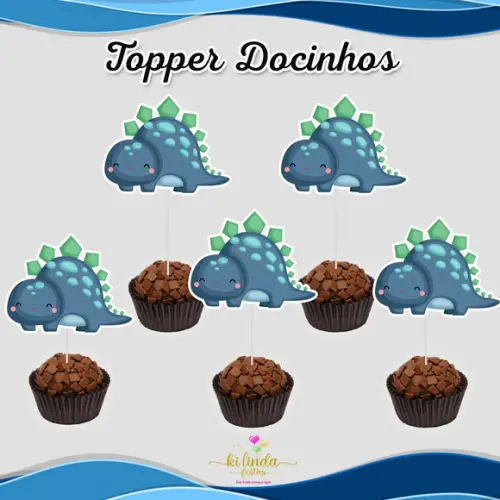 Topper para Docinho Dino Baby