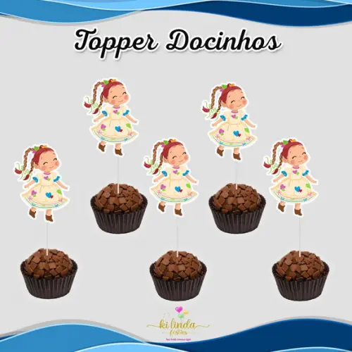 Topper para Docinho Festa Junina