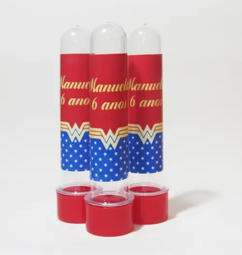 Tubete Mulher Maravilha Personalizado