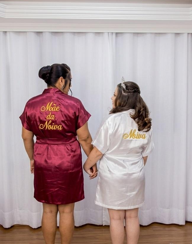 Robe para madrinha marsala