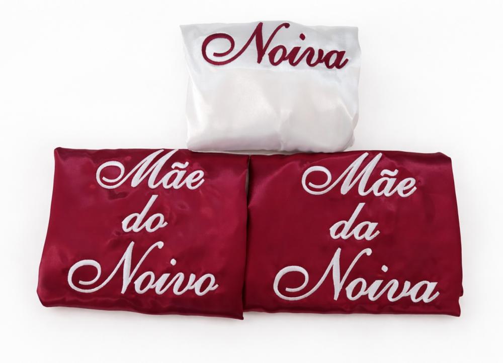 Kit 10 robes  noiva, mae da noiva madrinha ...