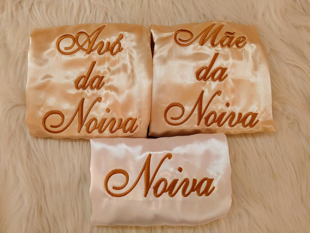 Kit 10 robes nude champanhe madrinha mãe da noiva - Cópia