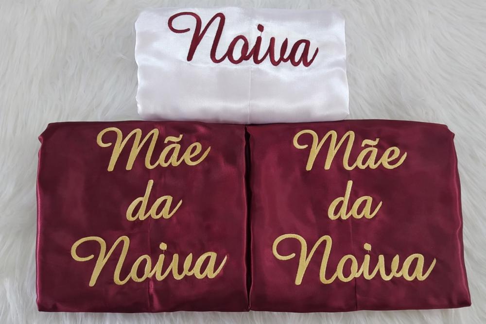 Robe Noiva Roupão Noiva Robe Madrinha e Mães