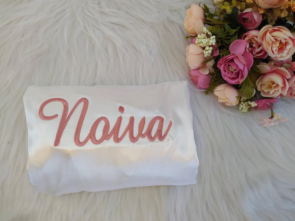Robe Noiva com manga de renda Luxo