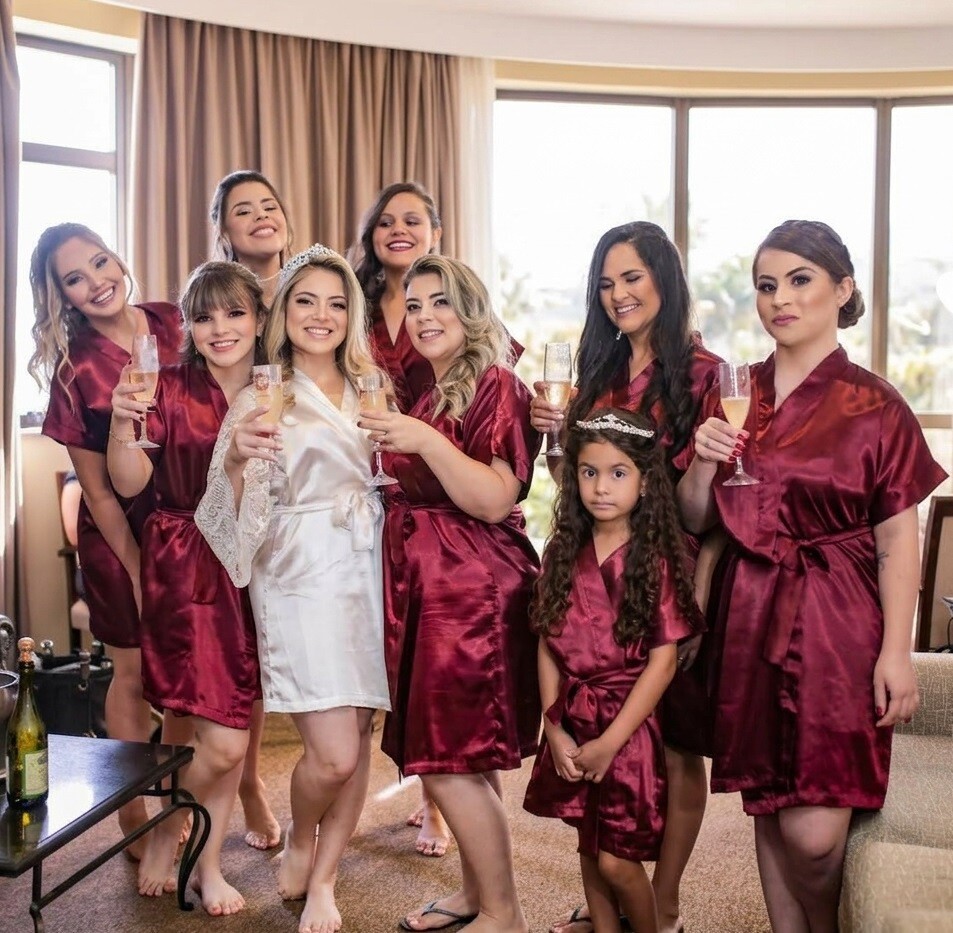 Robe Noiva manga de renda + 11 Robes modelo manga curta