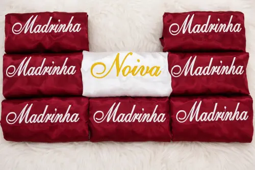Robe para madrinha marsala