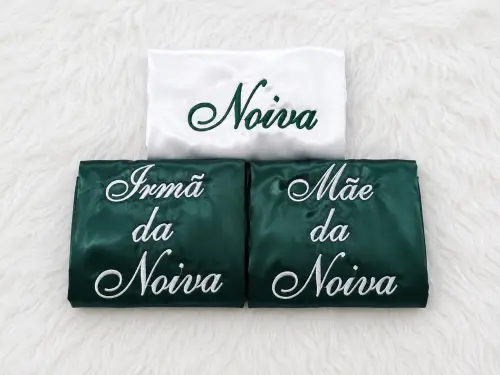 12 Robes para Noiva, Mães, Avós, e madrinhas verde esmeralda