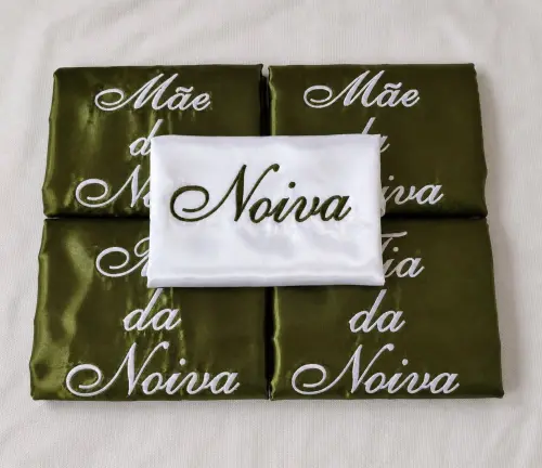 Kit 10 robes  Madrinha Verde Oliva