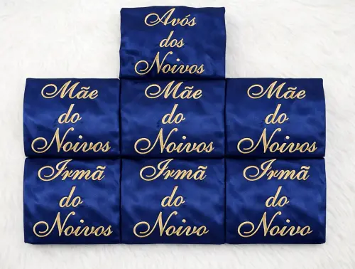 Kit 9 robes Azul Marinho Noiva mãe madrinha ...