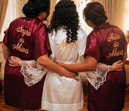 Robe Noiva manga de renda + 1 robe Mãe da Noiva 1 mãe do noivo