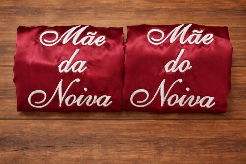 Robe Noiva manga de renda + 12 Robes modelo manga curta