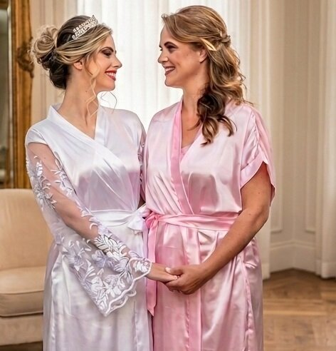 Robe Noiva manga de renda + 13 Robes modelo manga curta