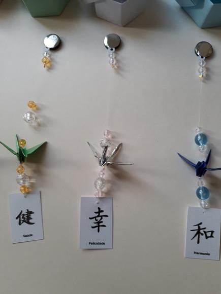 Enfeites de Tsuru com Imã - 10 Unidades