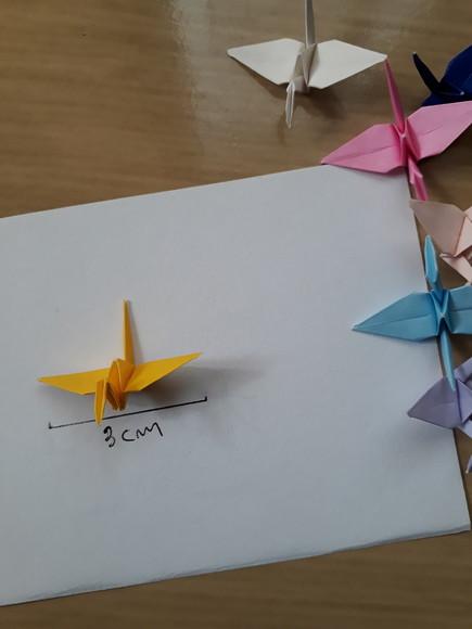 Mini Tsurus Coloridos Kit com 200 Unidades - Origami