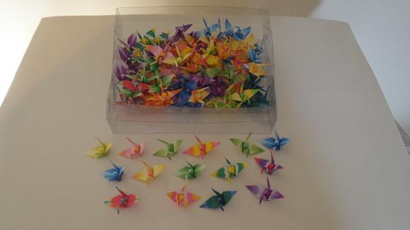 Tsurus Coloridos - kit 100 unidades - 20 Estampas