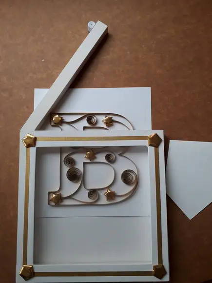 Monograma - Letra B - Quilling