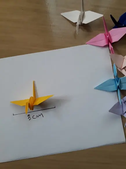 Mini Tsurus Coloridos Kit com 200 Unidades - Origami
